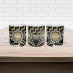 Aotearoa Waikato Tainui Personalised Ceramic Mug Maori Iwi Poutama Puhoro Tattoo