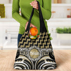 Aotearoa Waikato Tainui Grocery Bag Maori Iwi Poutama Puhoro Tattoo