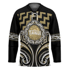Aotearoa Waikato Tainui Personalised Hockey Jersey Maori Iwi Poutama Puhoro Tattoo