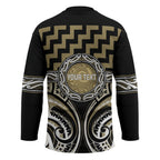 Aotearoa Waikato Tainui Personalised Hockey Jersey Maori Iwi Poutama Puhoro Tattoo