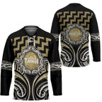 Aotearoa Waikato Tainui Personalised Hockey Jersey Maori Iwi Poutama Puhoro Tattoo