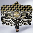 Aotearoa Waikato Tainui Hooded Blanket Maori Iwi Poutama Puhoro Tattoo