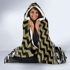 Aotearoa Waikato Tainui Hooded Blanket Maori Iwi Poutama Puhoro Tattoo