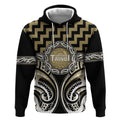 Aotearoa Waikato Tainui Personalised Hoodie Maori Iwi Poutama Puhoro Tattoo