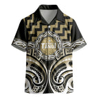 Aotearoa Waikato Tainui Personalised Kid Hawaiian Shirt Maori Iwi Poutama Puhoro Tattoo