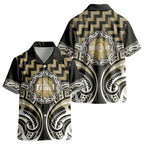 Aotearoa Waikato Tainui Personalised Kid Hawaiian Shirt Maori Iwi Poutama Puhoro Tattoo