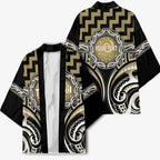 Aotearoa Waikato Tainui Personalised Kimono Maori Iwi Poutama Puhoro Tattoo