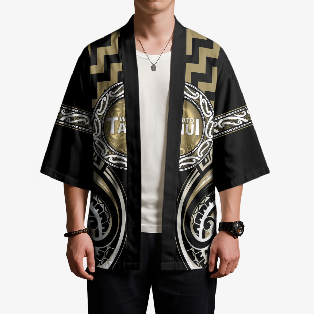 Aotearoa Waikato Tainui Personalised Kimono Maori Iwi Poutama Puhoro Tattoo