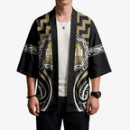Aotearoa Waikato Tainui Personalised Kimono Maori Iwi Poutama Puhoro Tattoo