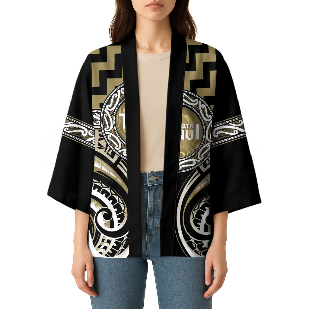 Aotearoa Waikato Tainui Personalised Kimono Maori Iwi Poutama Puhoro Tattoo