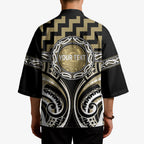 Aotearoa Waikato Tainui Personalised Kimono Maori Iwi Poutama Puhoro Tattoo