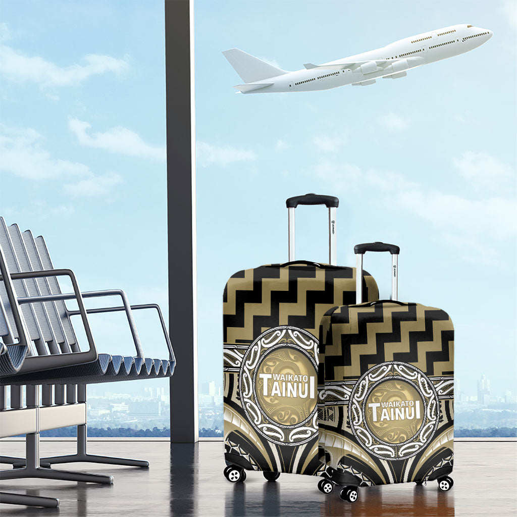 Aotearoa Waikato Tainui Luggage Cover Maori Iwi Poutama Puhoro Tattoo