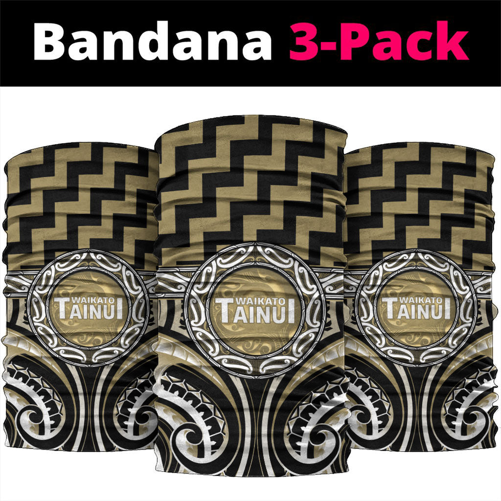 Aotearoa Waikato Tainui Neck Gaiter Maori Iwi Poutama Puhoro Tattoo