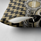 Aotearoa Waikato Tainui Pillow Cover Maori Iwi Poutama Puhoro Tattoo