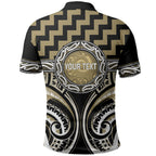 Aotearoa Waikato Tainui Personalised Polo Shirt Maori Iwi Poutama Puhoro Tattoo