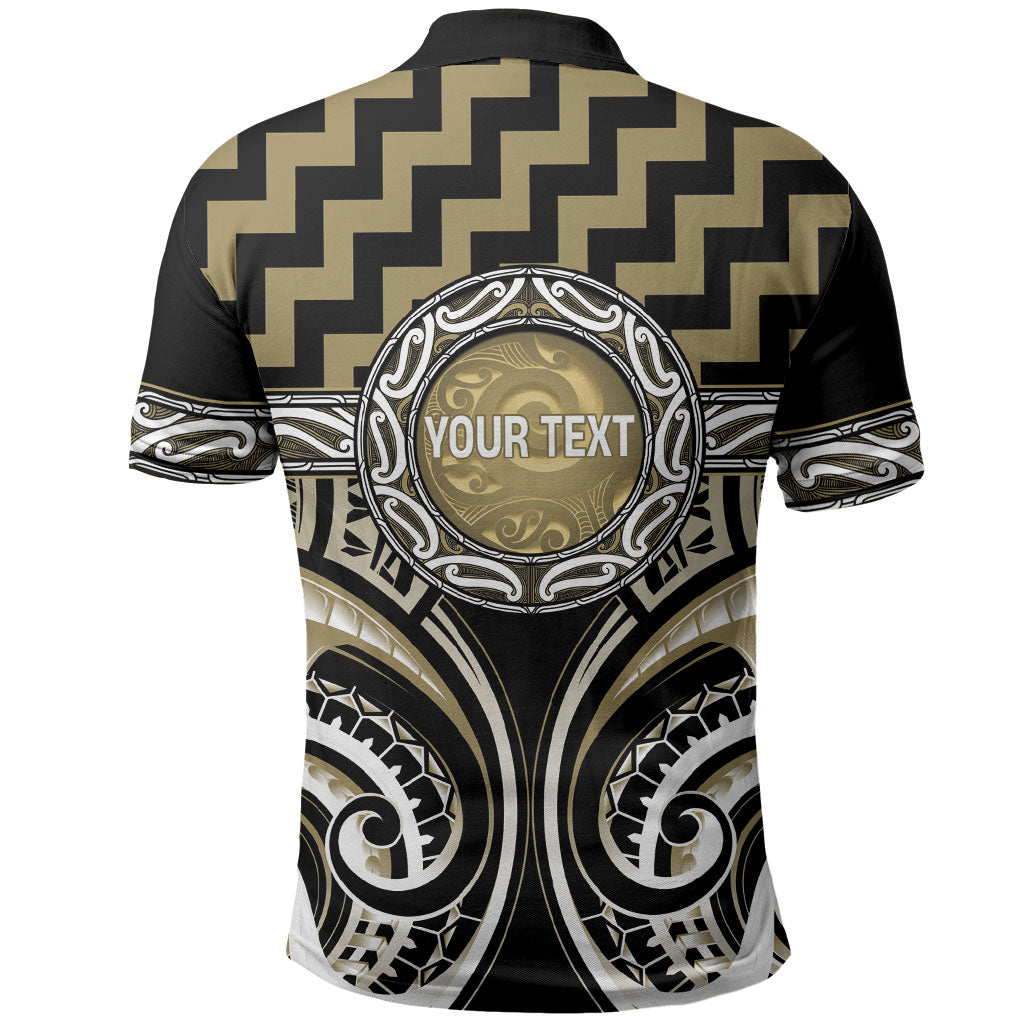 Aotearoa Waikato Tainui Personalised Polo Shirt Maori Iwi Poutama Puhoro Tattoo