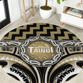 Aotearoa Waikato Tainui Round Carpet Maori Iwi Poutama Puhoro Tattoo