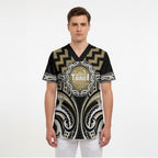 Aotearoa Waikato Tainui Personalised Scrub Top Maori Iwi Poutama Puhoro Tattoo