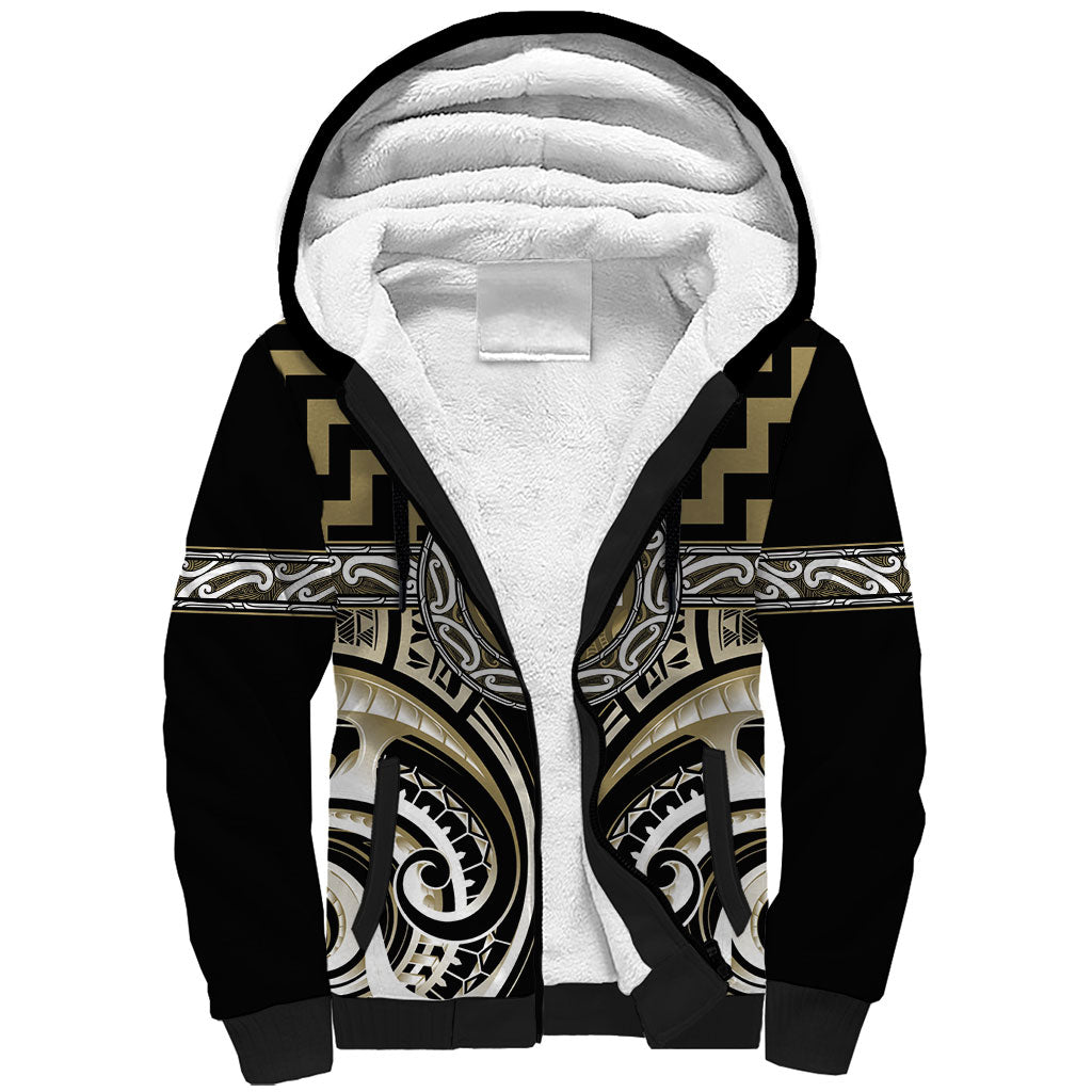 Aotearoa Waikato Tainui Personalised Sherpa Hoodie Maori Iwi Poutama Puhoro Tattoo