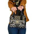 Aotearoa Waikato Tainui Shoulder Handbag Maori Iwi Poutama Puhoro Tattoo