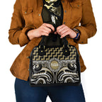 Aotearoa Waikato Tainui Shoulder Handbag Maori Iwi Poutama Puhoro Tattoo