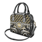 Aotearoa Waikato Tainui Shoulder Handbag Maori Iwi Poutama Puhoro Tattoo