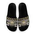 Aotearoa Waikato Tainui Slide Sandals Maori Iwi Poutama Puhoro Tattoo