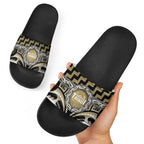Aotearoa Waikato Tainui Slide Sandals Maori Iwi Poutama Puhoro Tattoo