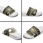 Aotearoa Waikato Tainui Slide Sandals Maori Iwi Poutama Puhoro Tattoo