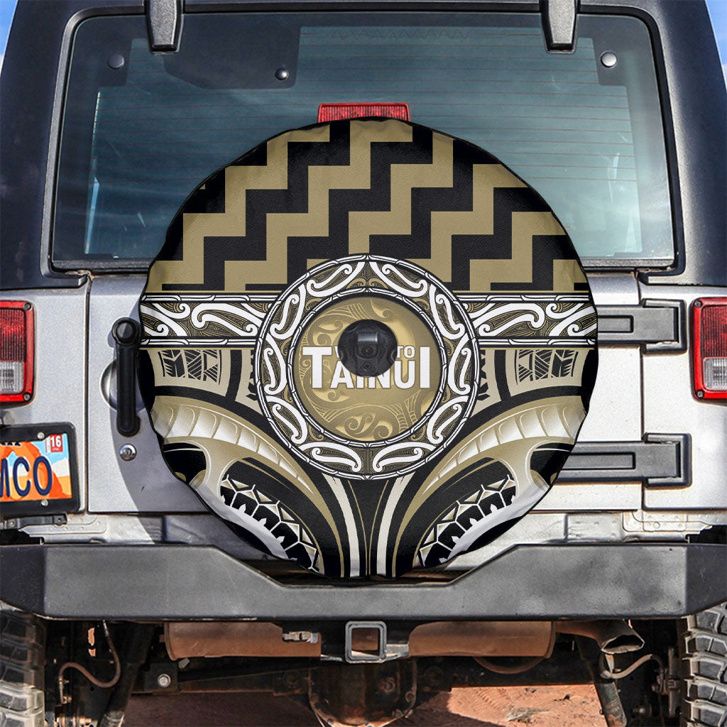 Aotearoa Waikato Tainui Spare Tire Cover Maori Iwi Poutama Puhoro Tattoo