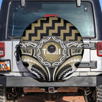Aotearoa Waikato Tainui Spare Tire Cover Maori Iwi Poutama Puhoro Tattoo