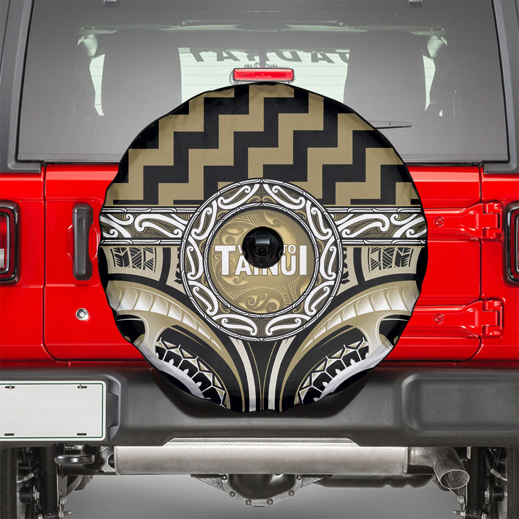 Aotearoa Waikato Tainui Spare Tire Cover Maori Iwi Poutama Puhoro Tattoo