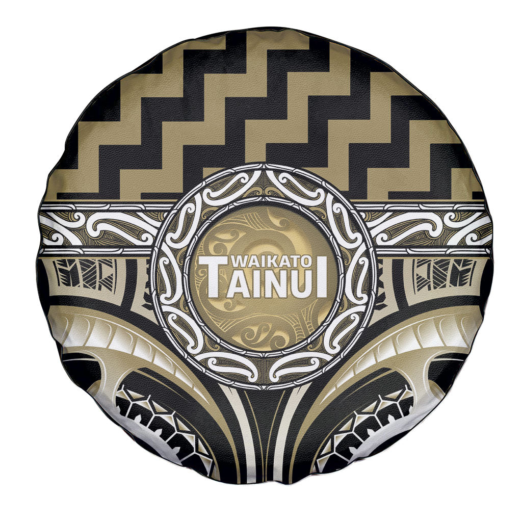 Aotearoa Waikato Tainui Spare Tire Cover Maori Iwi Poutama Puhoro Tattoo