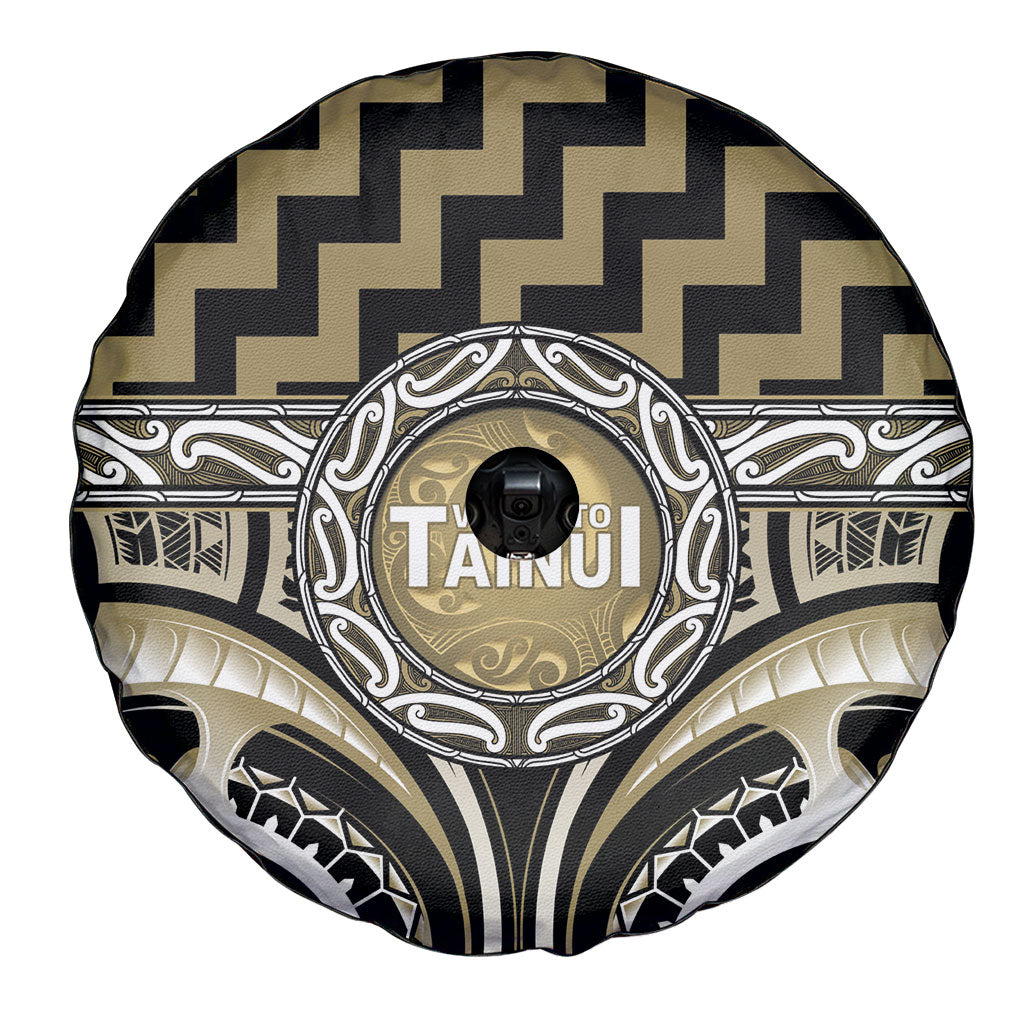 Aotearoa Waikato Tainui Spare Tire Cover Maori Iwi Poutama Puhoro Tattoo