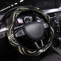 Aotearoa Waikato Tainui Steering Wheel Cover Maori Iwi Poutama Puhoro Tattoo