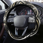 Aotearoa Waikato Tainui Steering Wheel Cover Maori Iwi Poutama Puhoro Tattoo