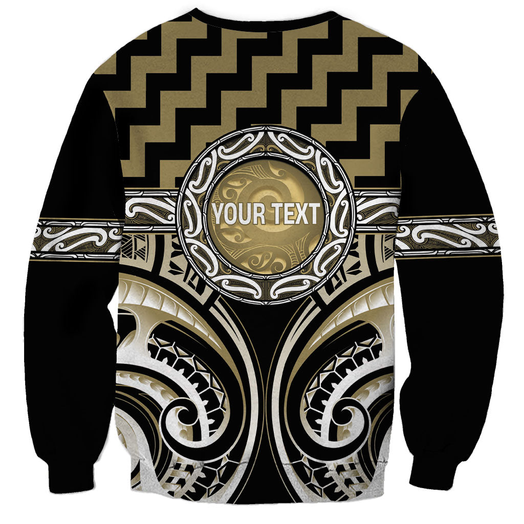 Aotearoa Waikato Tainui Personalised Sweatshirt Maori Iwi Poutama Puhoro Tattoo