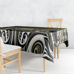 Aotearoa Waikato Tainui Tablecloth Maori Iwi Poutama Puhoro Tattoo