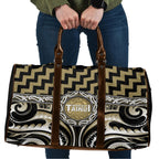 Aotearoa Waikato Tainui Travel Bag Maori Iwi Poutama Puhoro Tattoo