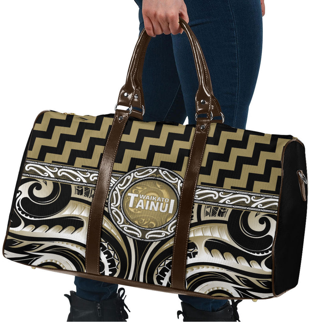 Aotearoa Waikato Tainui Travel Bag Maori Iwi Poutama Puhoro Tattoo