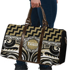 Aotearoa Waikato Tainui Travel Bag Maori Iwi Poutama Puhoro Tattoo
