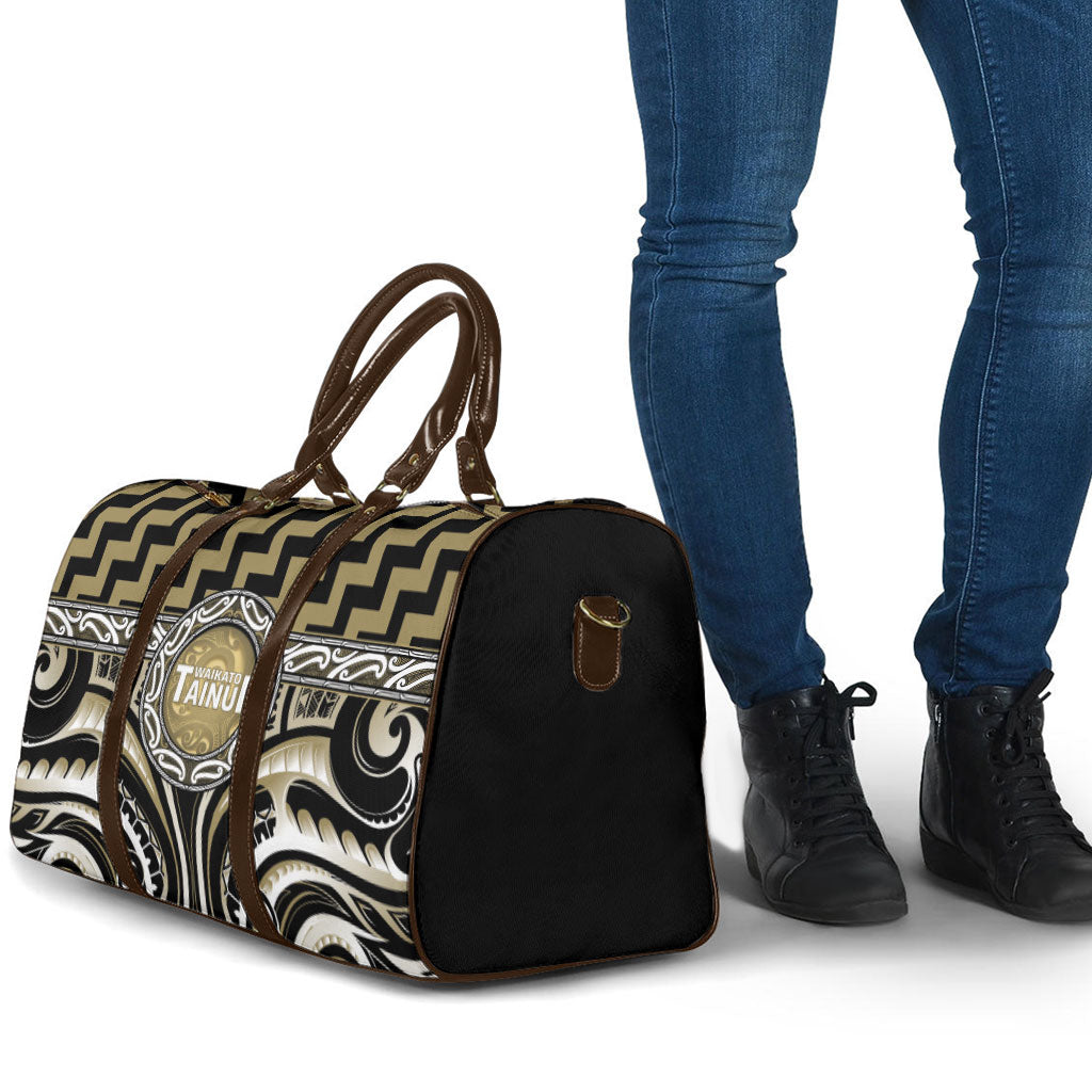 Aotearoa Waikato Tainui Travel Bag Maori Iwi Poutama Puhoro Tattoo