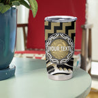 Aotearoa Waikato Tainui Personalised Tumbler Cup Maori Iwi Poutama Puhoro Tattoo