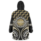 Aotearoa Waikato Tainui Personalised Wearable Blanket Hoodie Maori Iwi Poutama Puhoro Tattoo
