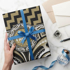 Aotearoa Waikato Tainui Wrapping Paper Maori Iwi Poutama Puhoro Tattoo