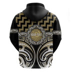 Aotearoa Waikato Tainui Personalised Zip Hoodie Maori Iwi Poutama Puhoro Tattoo