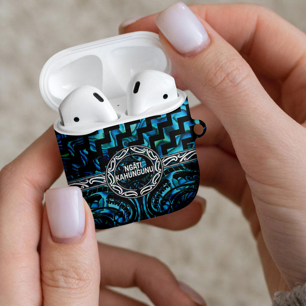 Aotearoa Ngati Kahungunu AirPods Case Maori Iwi Poutama Puhoro Tattoo