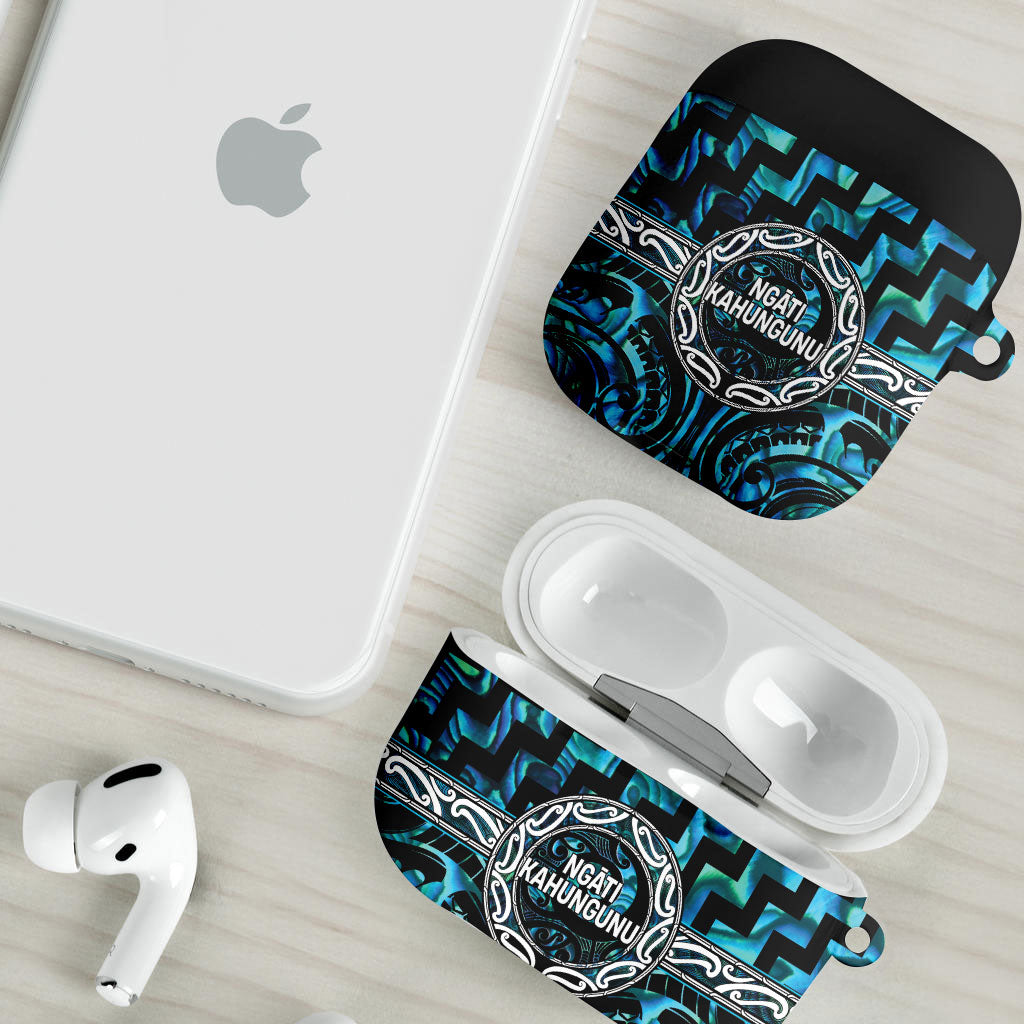 Aotearoa Ngati Kahungunu AirPods Case Maori Iwi Poutama Puhoro Tattoo