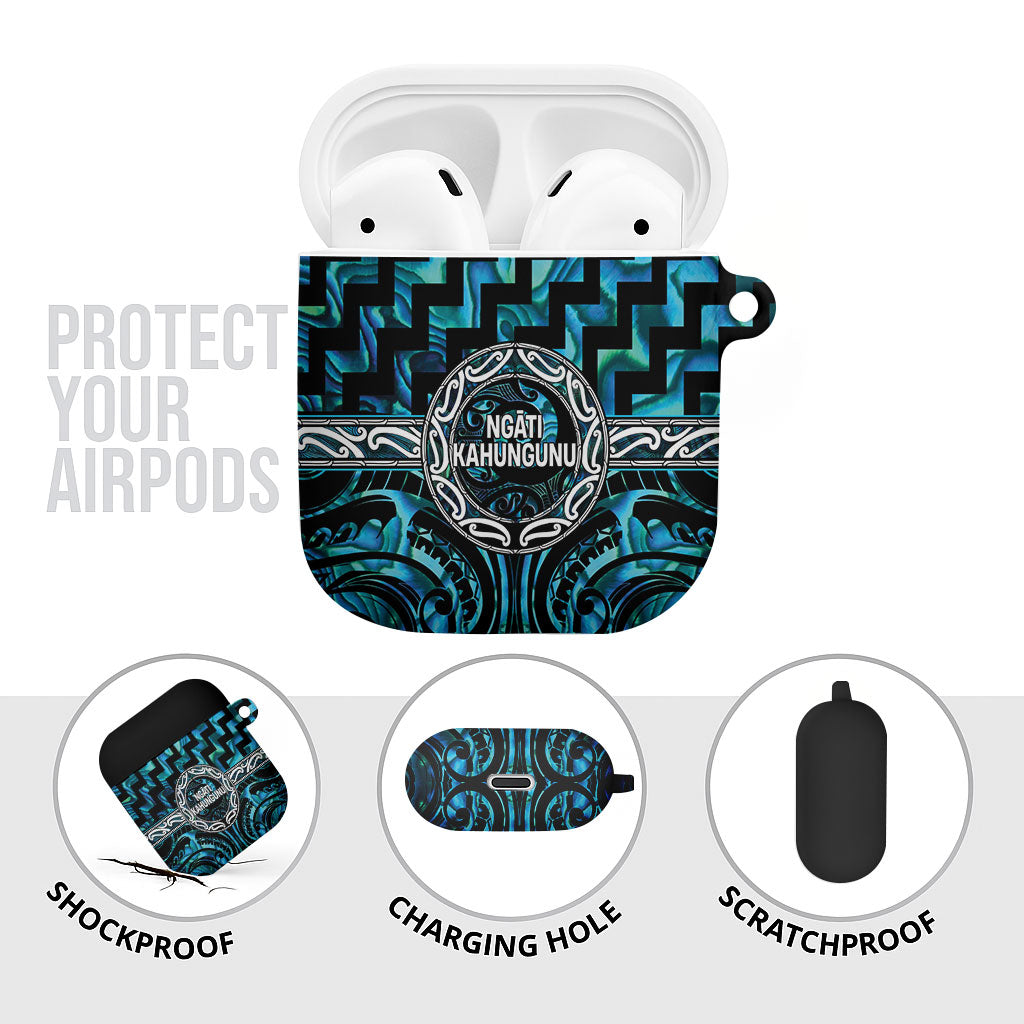 Aotearoa Ngati Kahungunu AirPods Case Maori Iwi Poutama Puhoro Tattoo