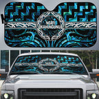 Aotearoa Ngati Kahungunu Auto Sun Shade Maori Iwi Poutama Puhoro Tattoo